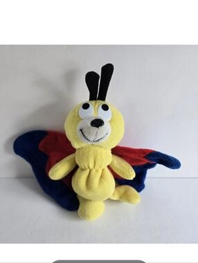 Vintage 90's Plush Butterfly Stuffed Animal Toy